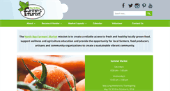 Desktop Screenshot of northbayfarmersmarket.com